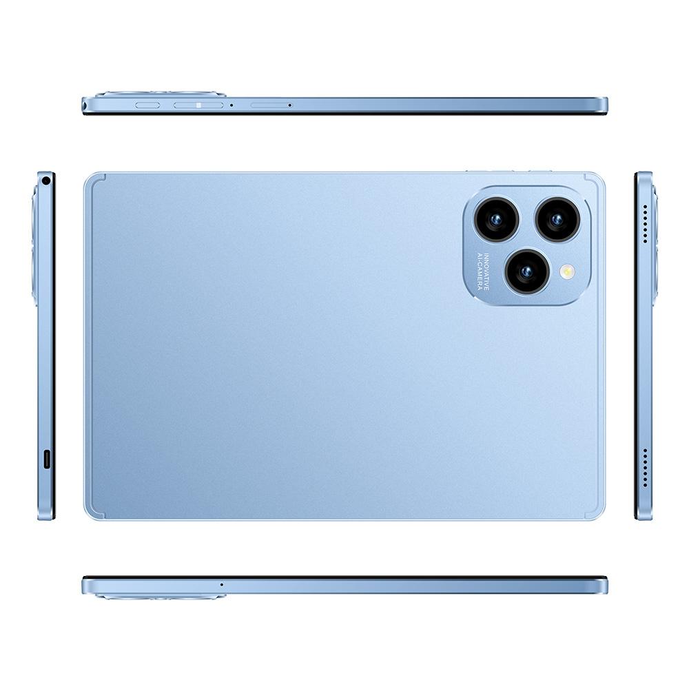 Pad 8 Pro 10.1 inch 4G LTE Tablet PC Combo Set, 4GB+32GB, Android 10 MT6755 Octa Core, with Keyboard / Mouse / Leather Case, EU Plug (Blue)