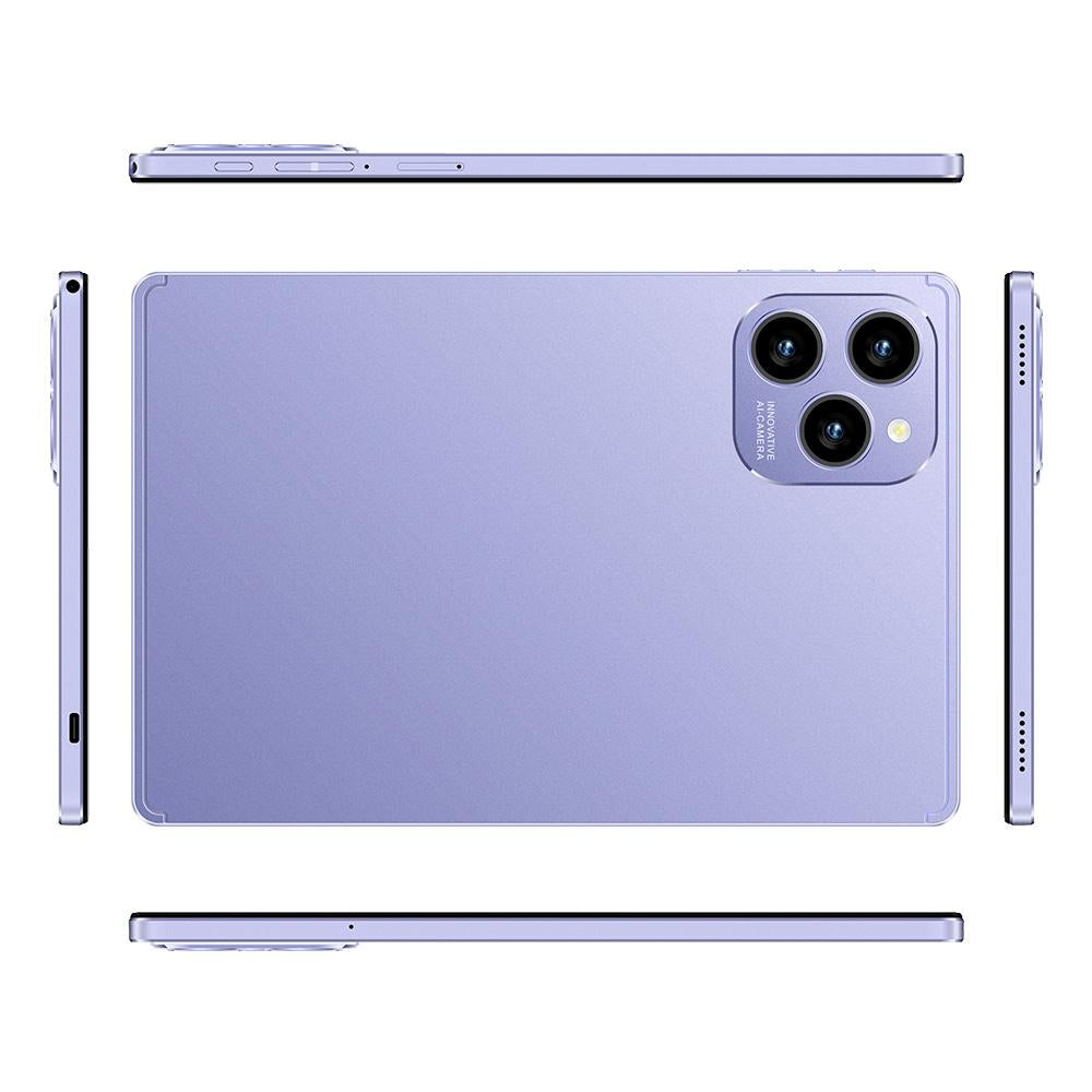 Pad 8 Pro 10.1 inch 4G LTE Tablet PC Combo Set, 4GB+32GB, Android 10 MT6755 Octa Core, with Keyboard / Mouse / Leather Case, EU Plug (Purple)