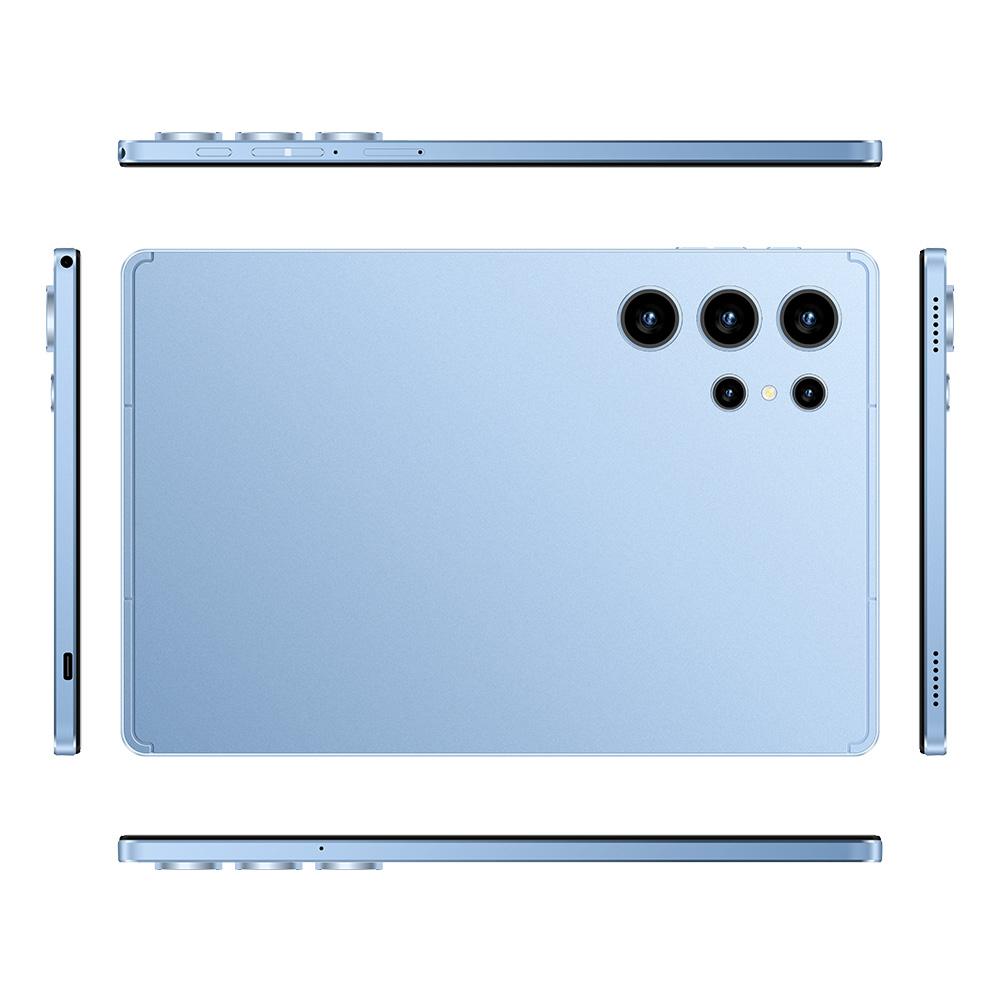 Pad 9 Pro 10.1 inch 4G LTE Tablet PC Combo Set, 4GB+32GB, Android 10 MT6755 Octa Core, with Keyboard / Mouse / Leather Case, EU Plug (Blue)